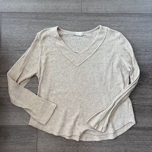 Altar'd State Waffle Knit Long Sleeve